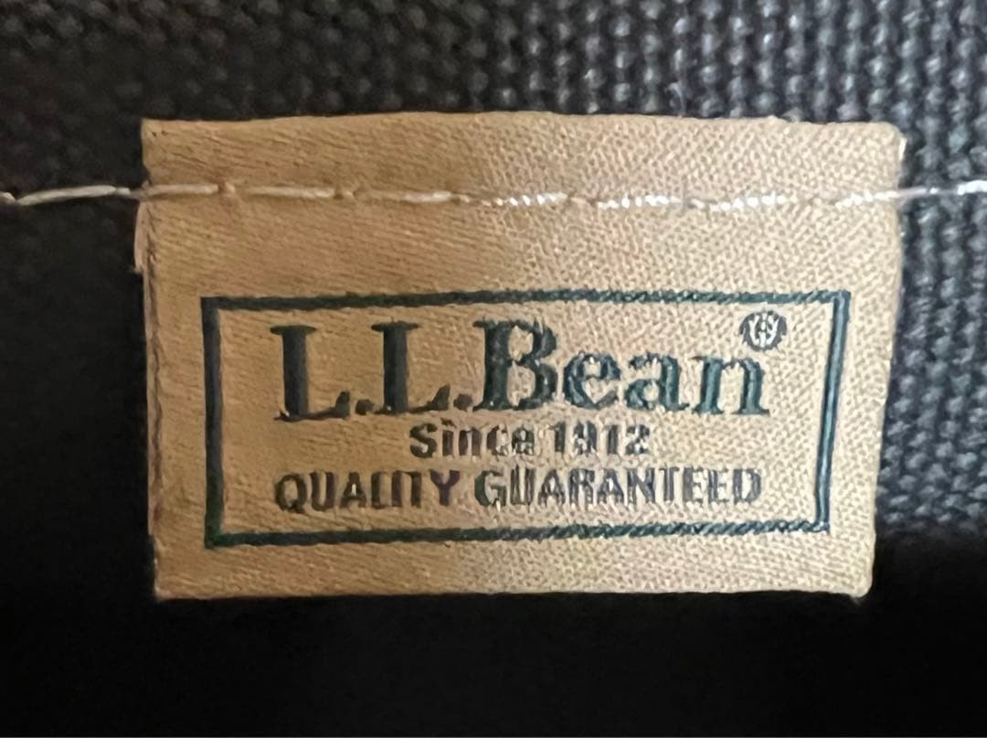 L.L.Bean Ginza Limited Edition Tote Bag Black Canvas Used