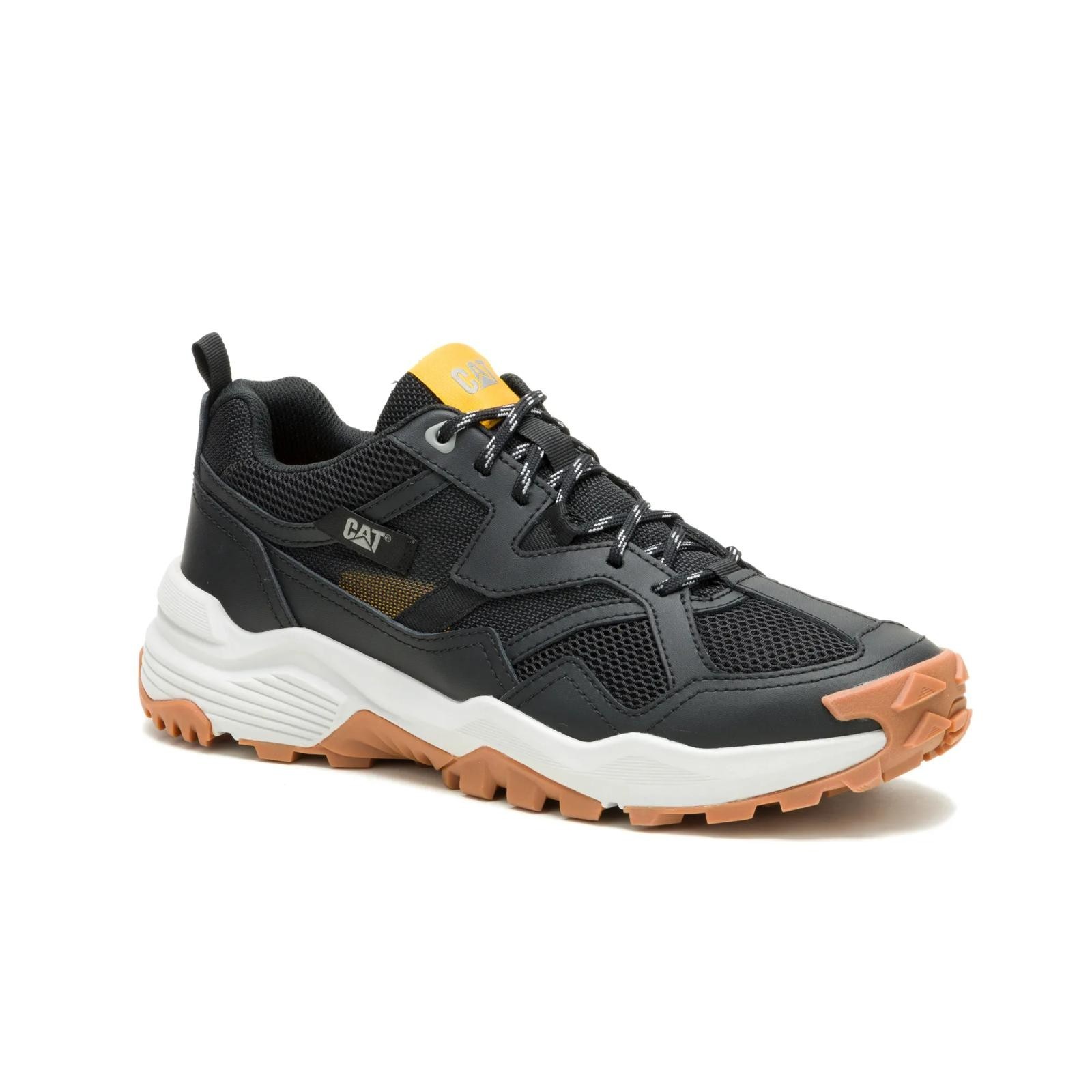 CAT Caterpillar Grapple Men’s Leather Mesh Sneakers Safety Shoes Wide W 7-13 NEW