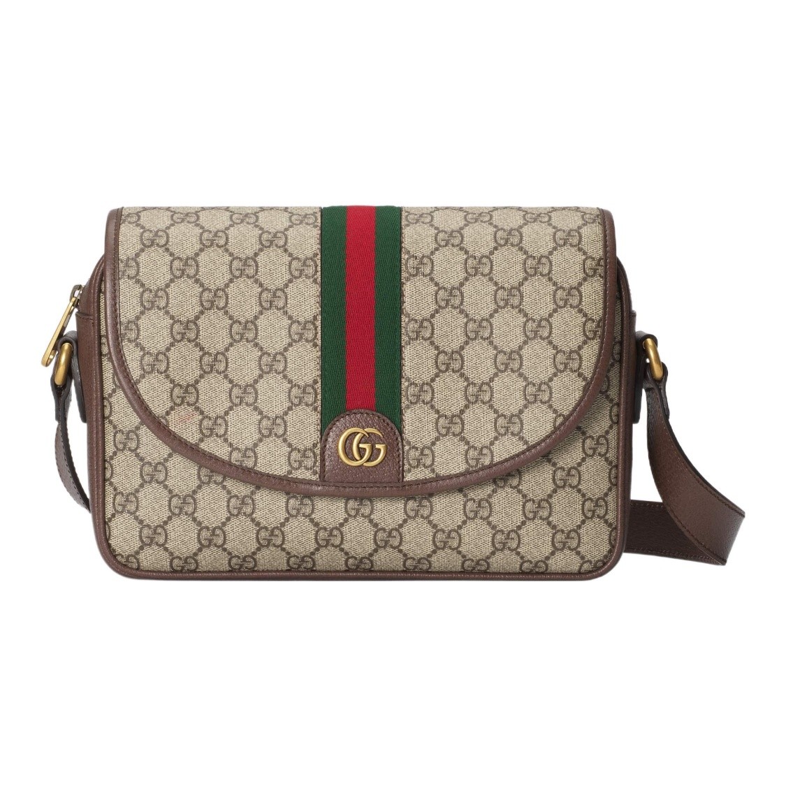 Gucci Ophidia Double G Logo Postman Bag Shoulder Bag Men’s 10.6×2.7×7.8 in