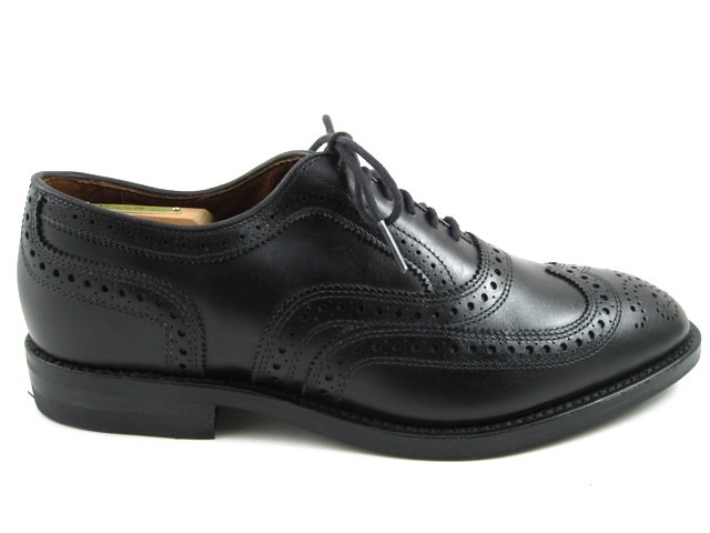 Allen Edmonds “MCALLISTER” Wingtip Oxfords 8 EEE Black DAINITE SOLES(618N)