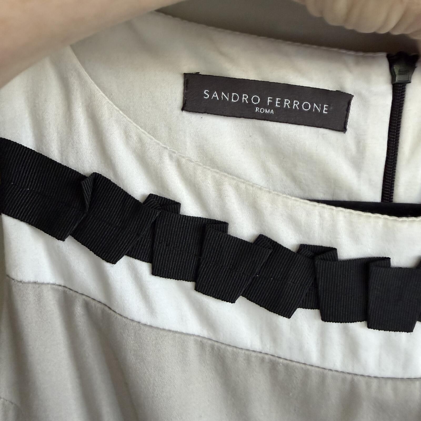 🤍🖤 Sandro Ferrone Roma Made in Italy Dress 🖤🤍