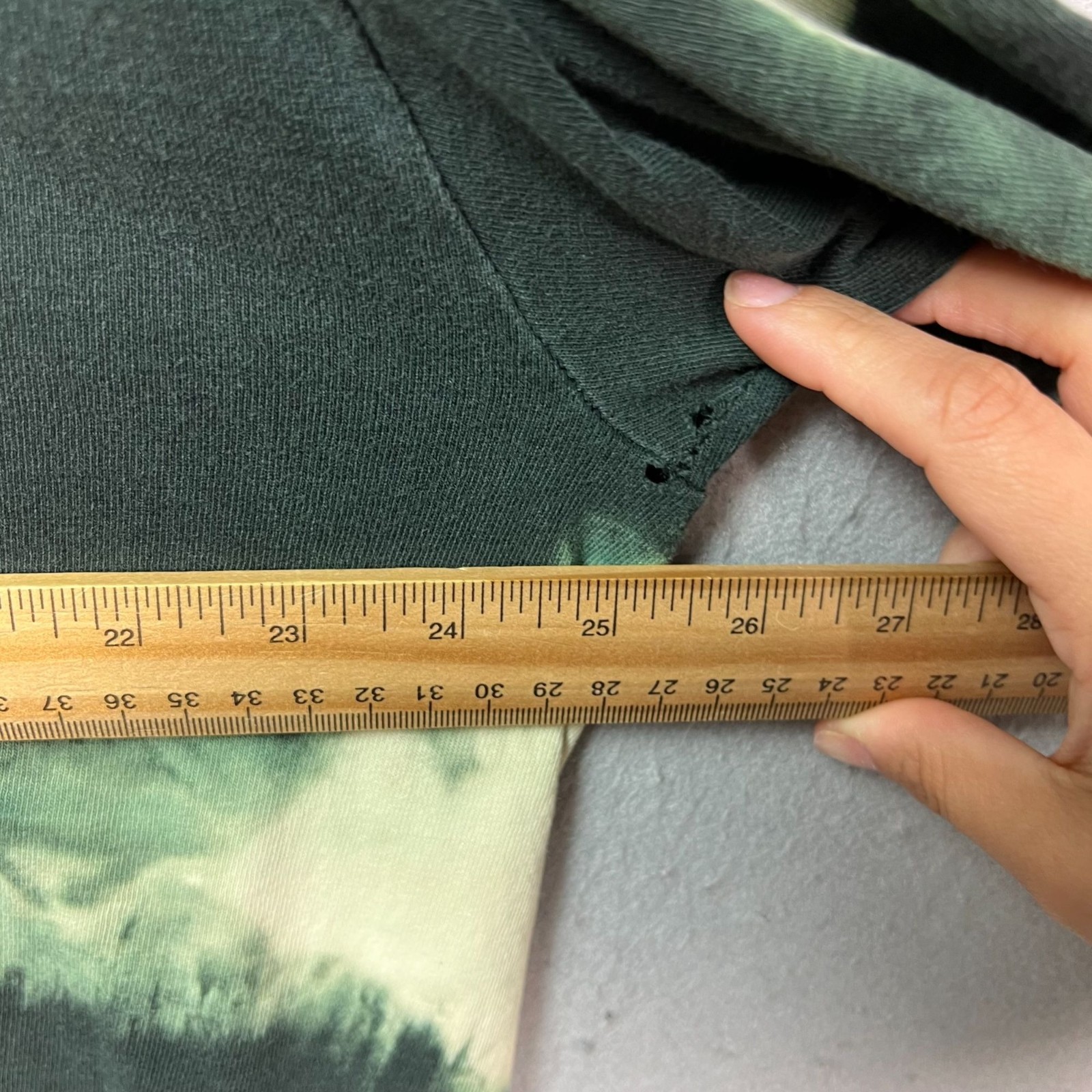 VTG MGM Grand Tie-Dye Directors Club T-Shirt Size 2XL Tultex Cotton Green Beige
