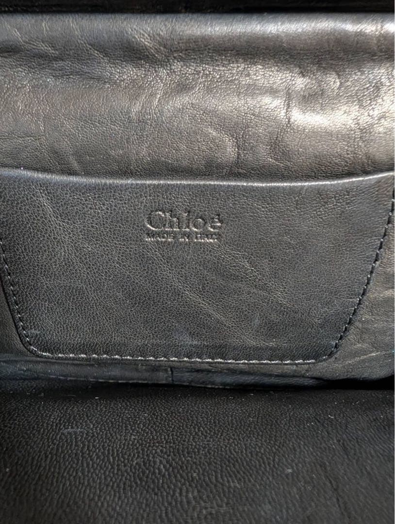 Chloe Green Suede Clutch Bag Embroidered Bijou Stones Elegant Condition EX