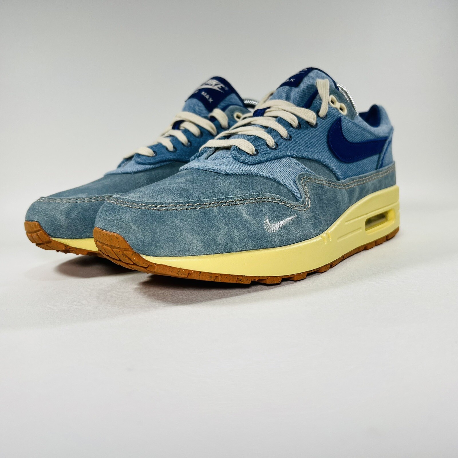 Nike Air Max 1 Premium Shoes Men’s Athletic Sneakers Blue Trainers DV3050300 New
