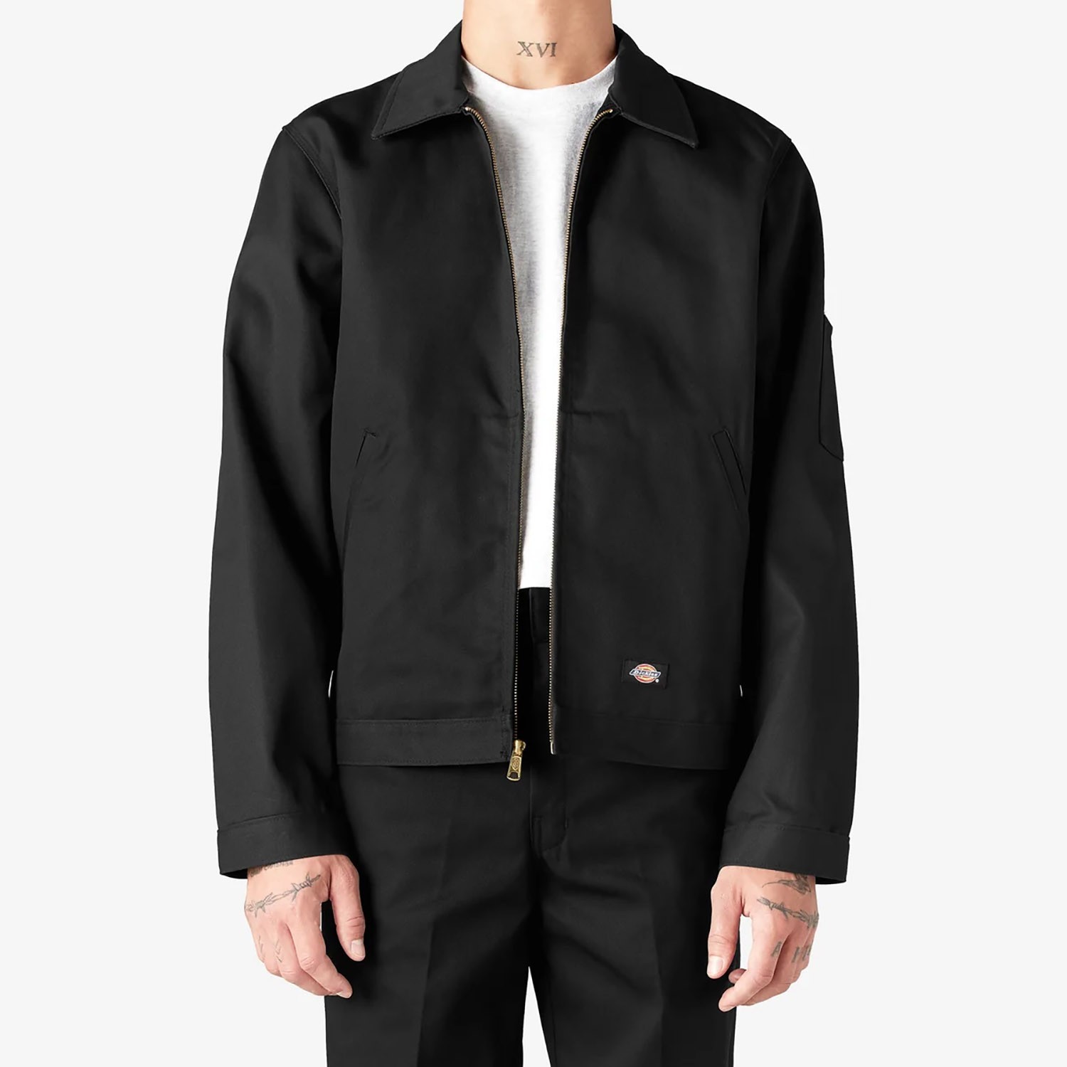 Dickies Men’s TJ75 Unlined Eisenhower Zip Up Work Jacket S-5XL