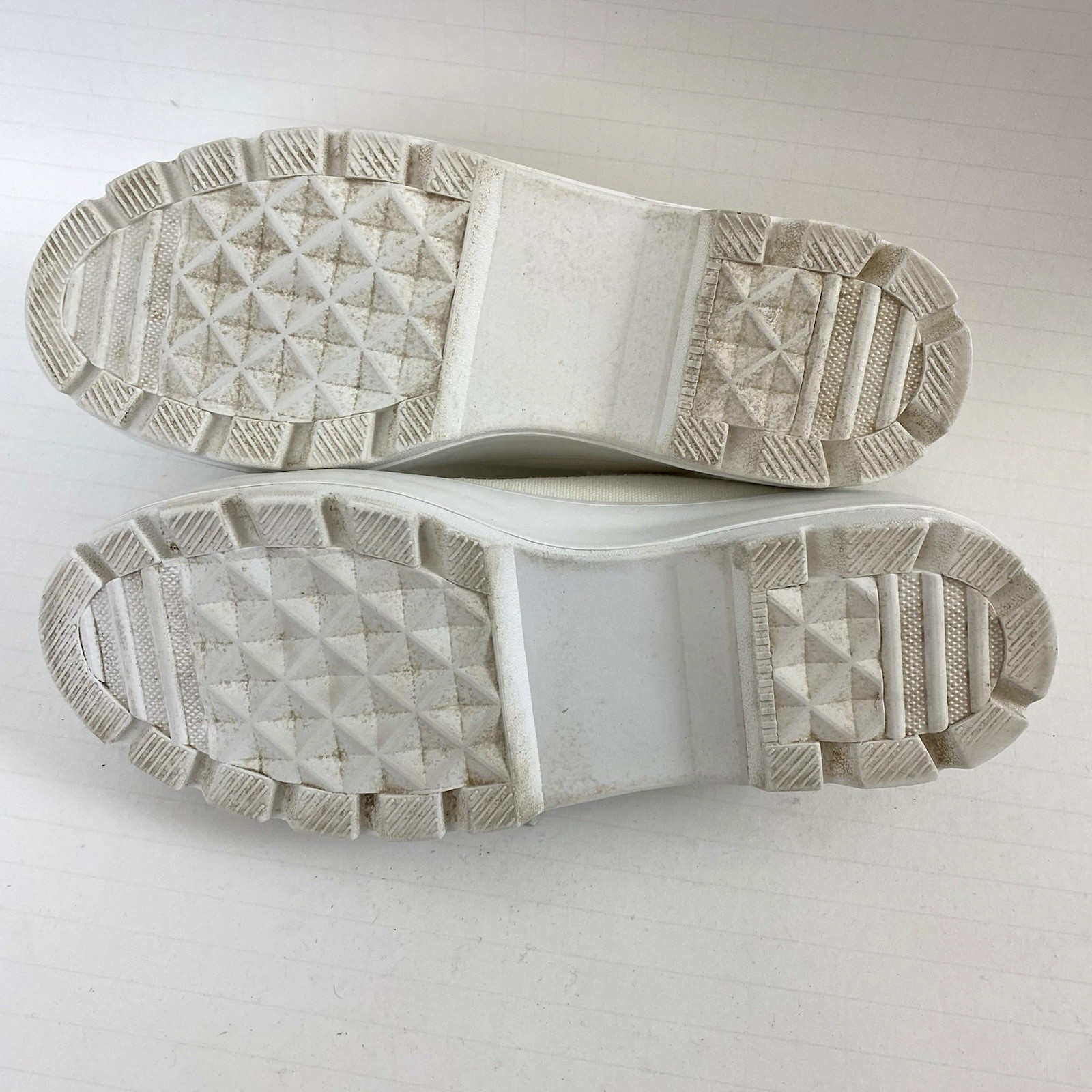 Sincerely Jules Womens Vasco Chunky Platform Sneakers 7 1/2 White Lug Sole Laces