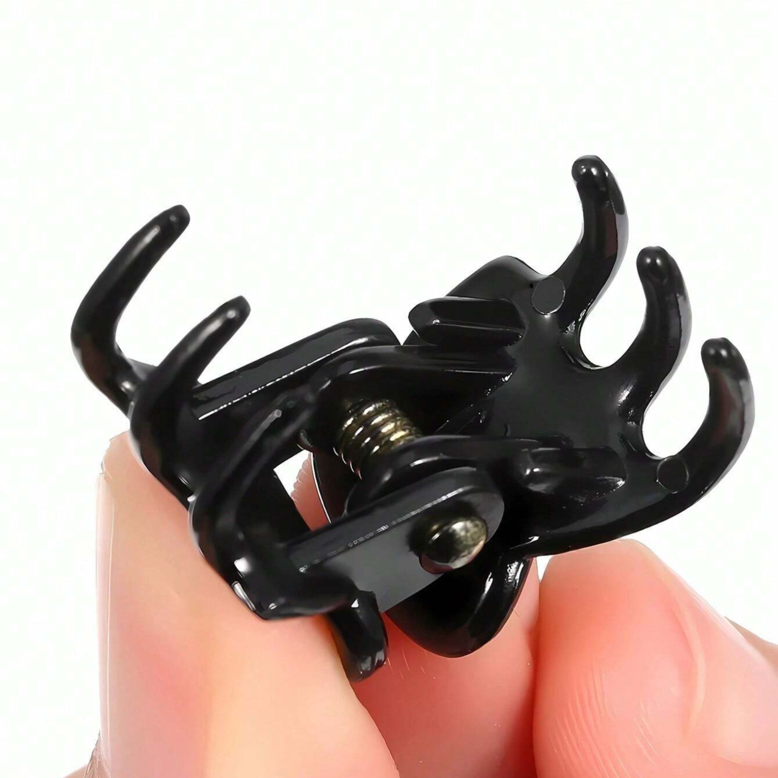 20pcs Mini Brown Hair Clips Strong Grip Claw Clips Women Bangs Bun Accessories