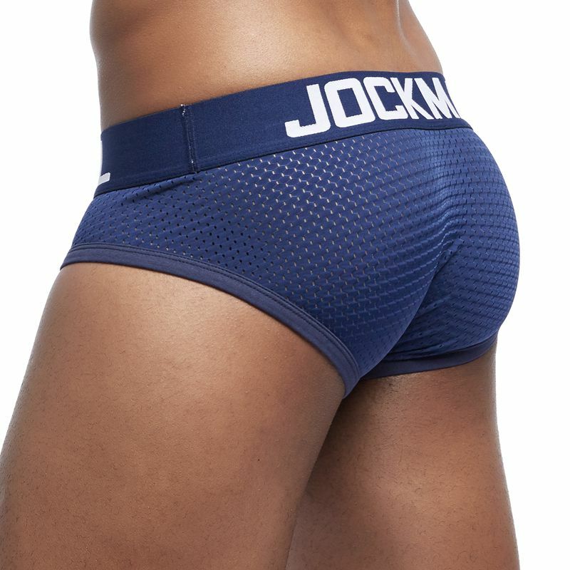 JOCKMAIL Sexy Mens Underwear Briefs Breathable Mesh Quick Dry Sports Underpants