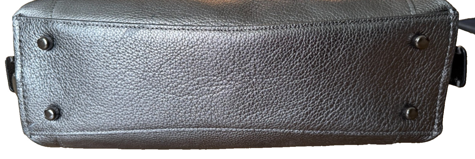COACH DALTON BAG 31 | METALLIC GRAPHITE PEBBLED LEATHER | SOLD OUT! | NWT!