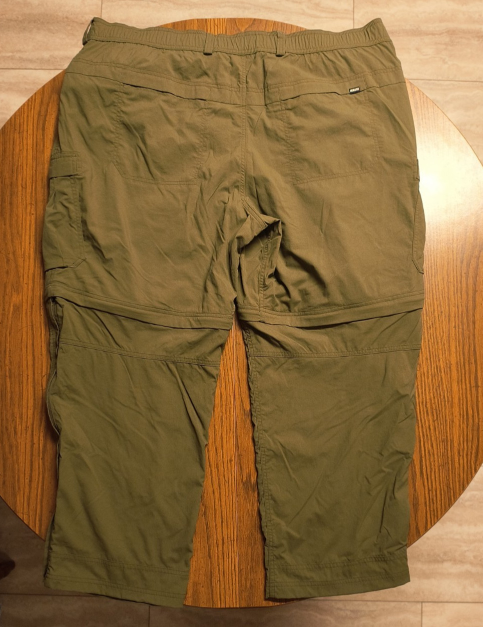 Lot of 2 Rei Co-op Convertible Pants Mens 48×30 Green Cargo 23414 Hiking