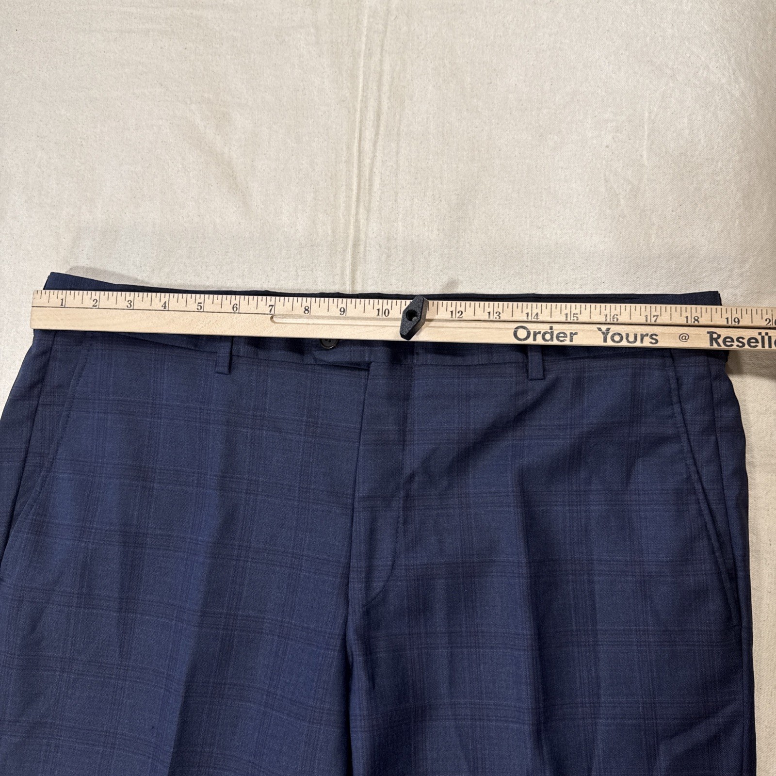 Hickey Freeman X Loro Piana 150’s Wool Men 2pc Blue Suit Size 42R Pant 36×30