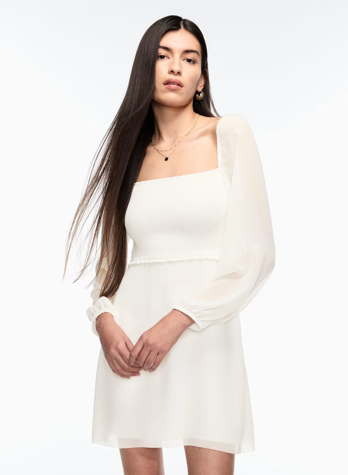 NWT Aritzia Wilfred Villa Dress in White – Size 6