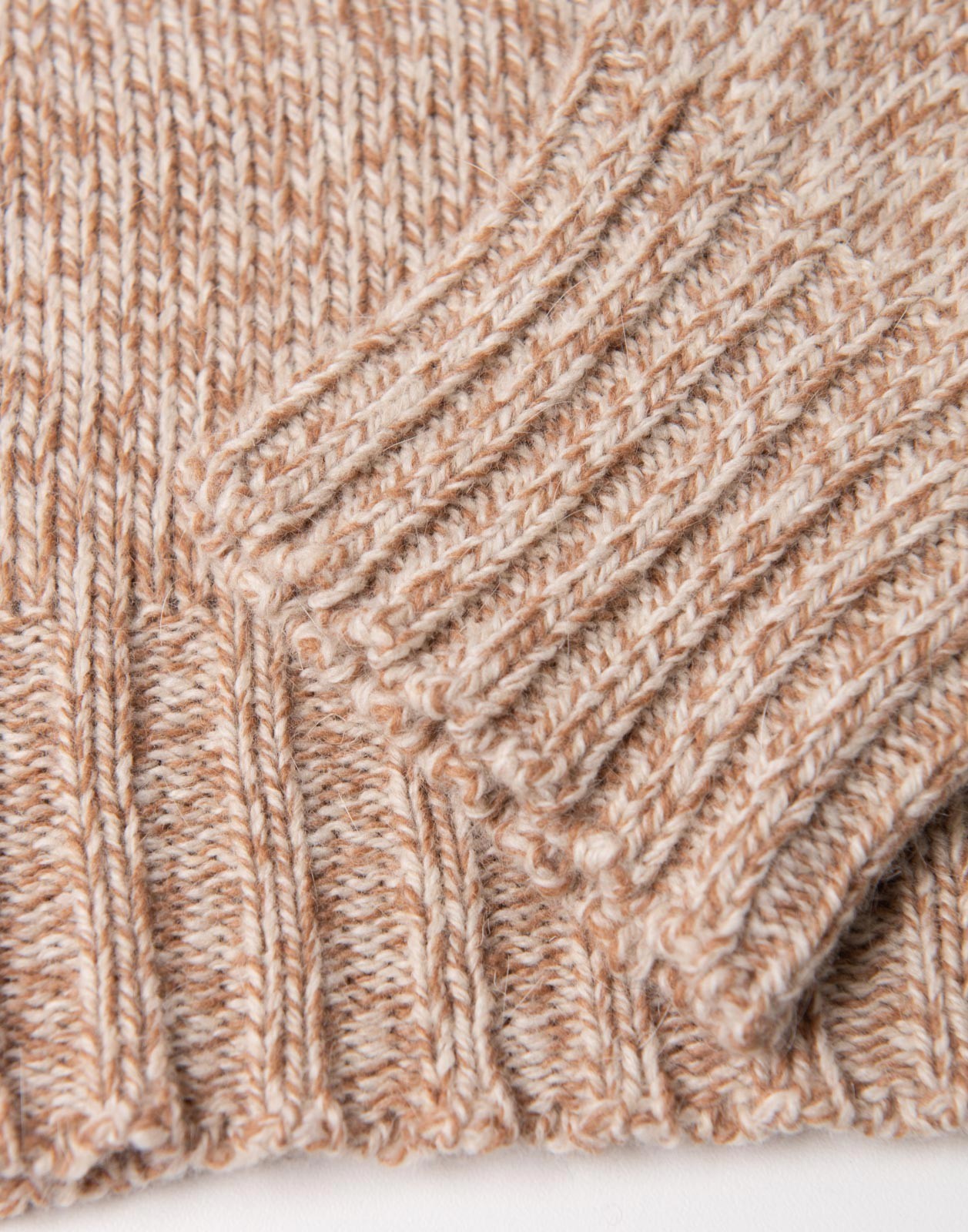 NWT $680 PIANURASTUDIO Cashmere Angora Wool Blend Sweater M Made in Italy Beige