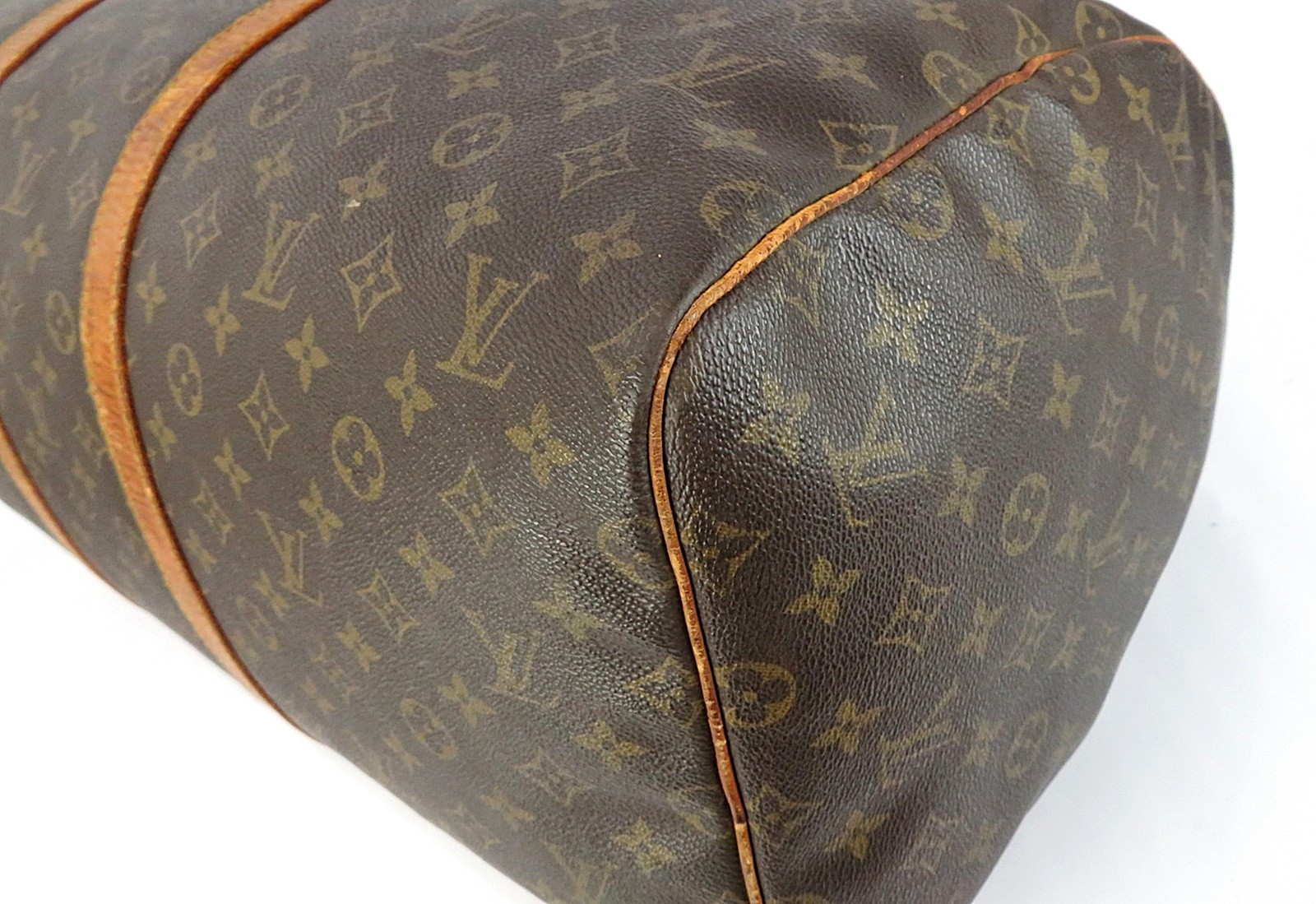 Authentic LOUIS VUITTON Keepall 55 Monogram Canvas Duffel Bag #64013
