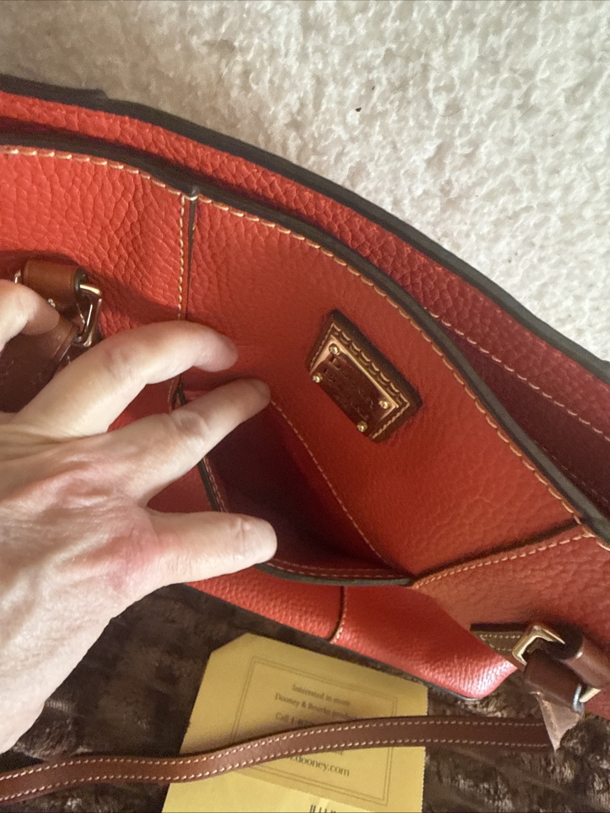 Dooney Leather Tote Bag