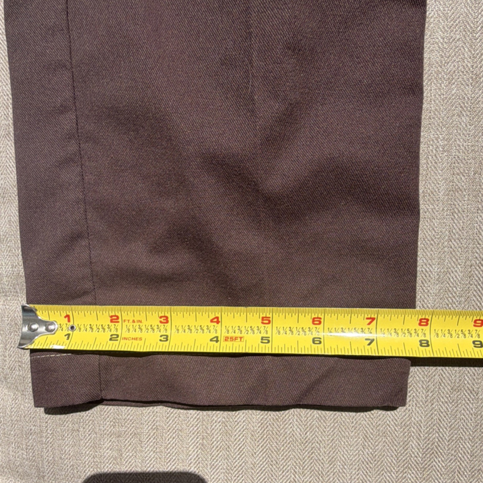 Dickies Flex Slim Straight Work Pants Brown 34×30 WP154CB Construction