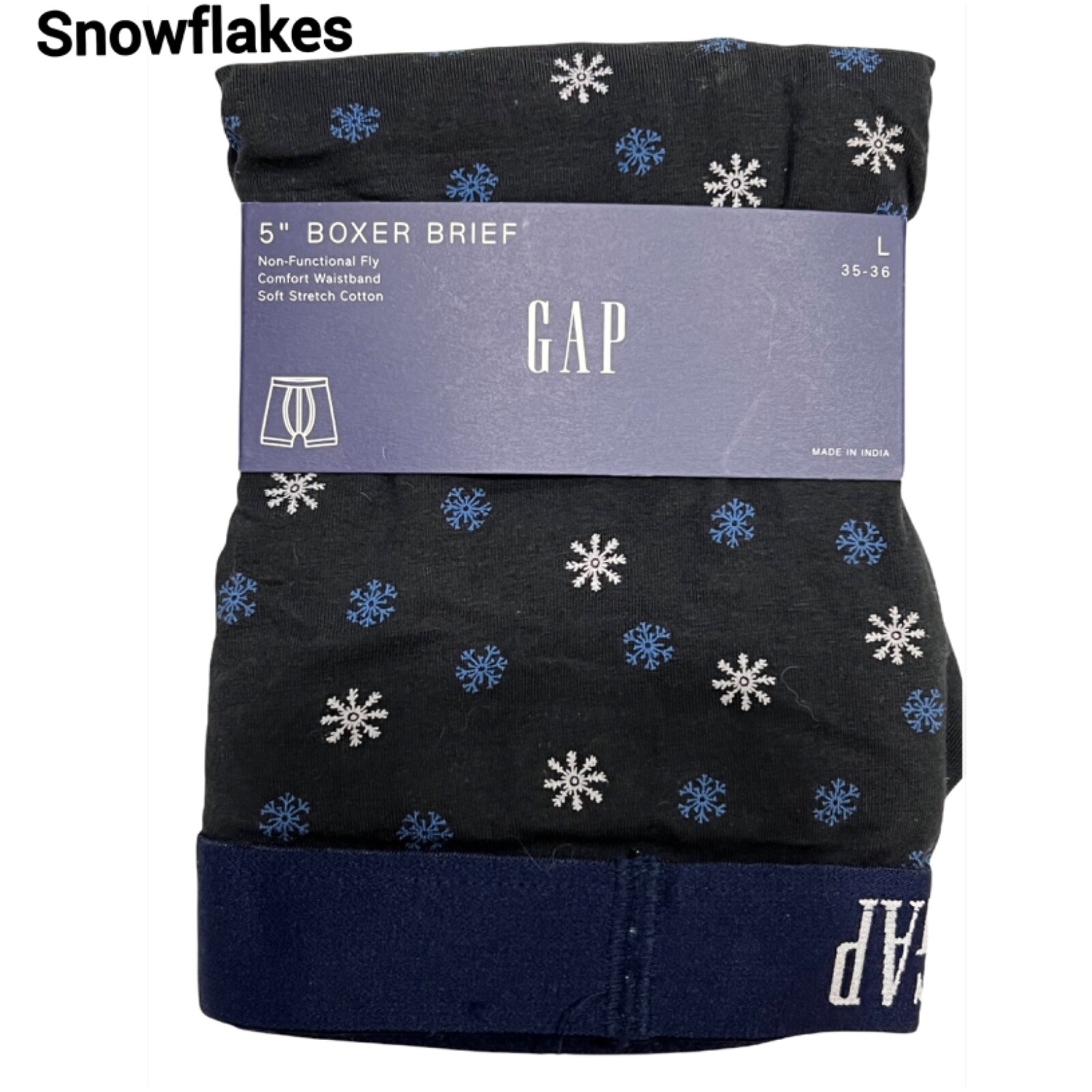 NWT GAP Men’s 5″ Boxer Brief Underwear Sz S-M-L-XL Jersey Kint Assorted Colors