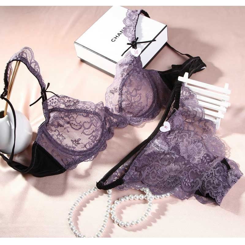 Large Size Big Cup Underwear Lovely Ladies Bra And Panties Set 32-38 BC Bra Lot