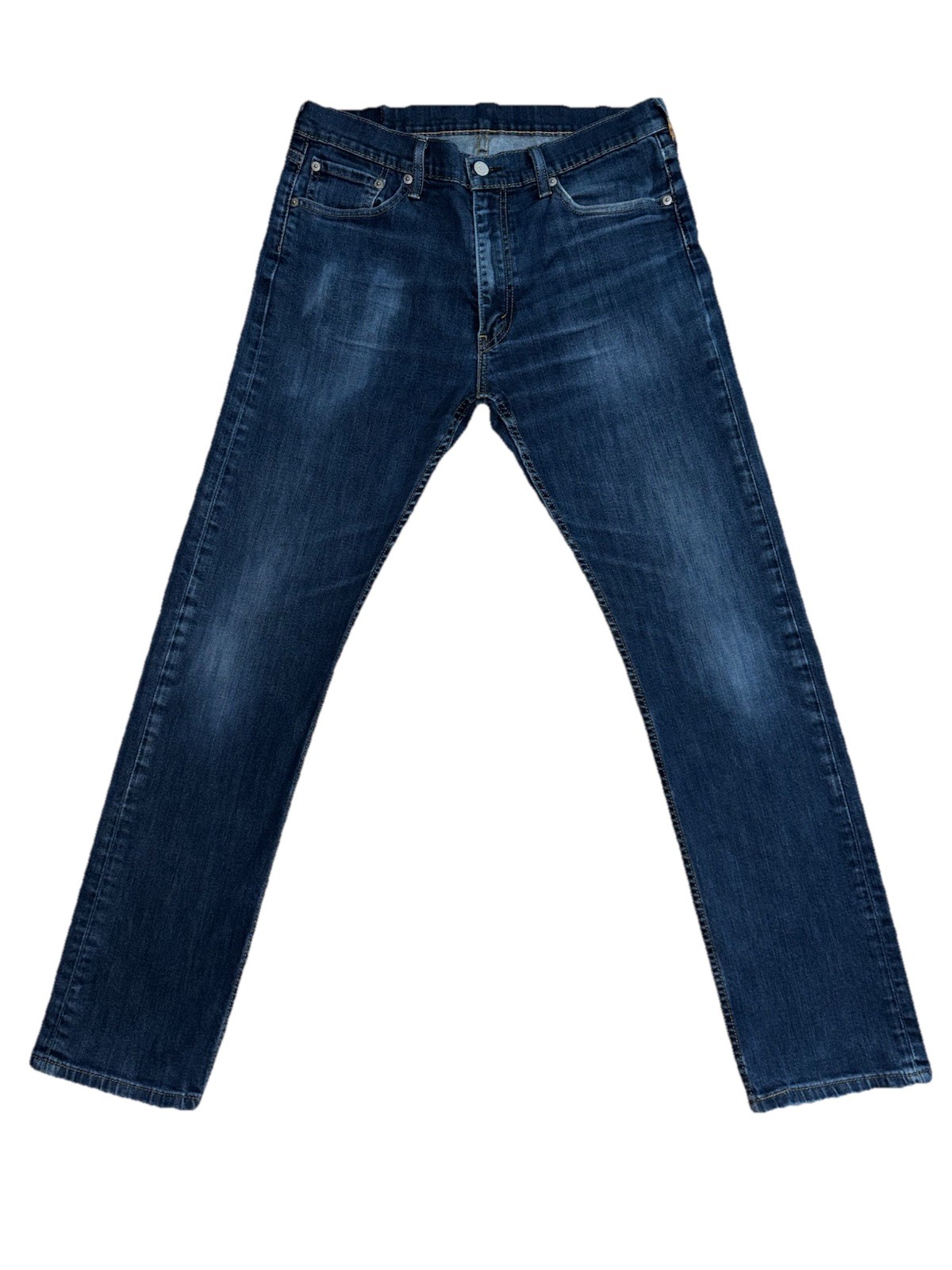 Levi’s 513 Selvedge Slim Straight Leg Jeans Men’s Size 33×31 Medium Wash Denim