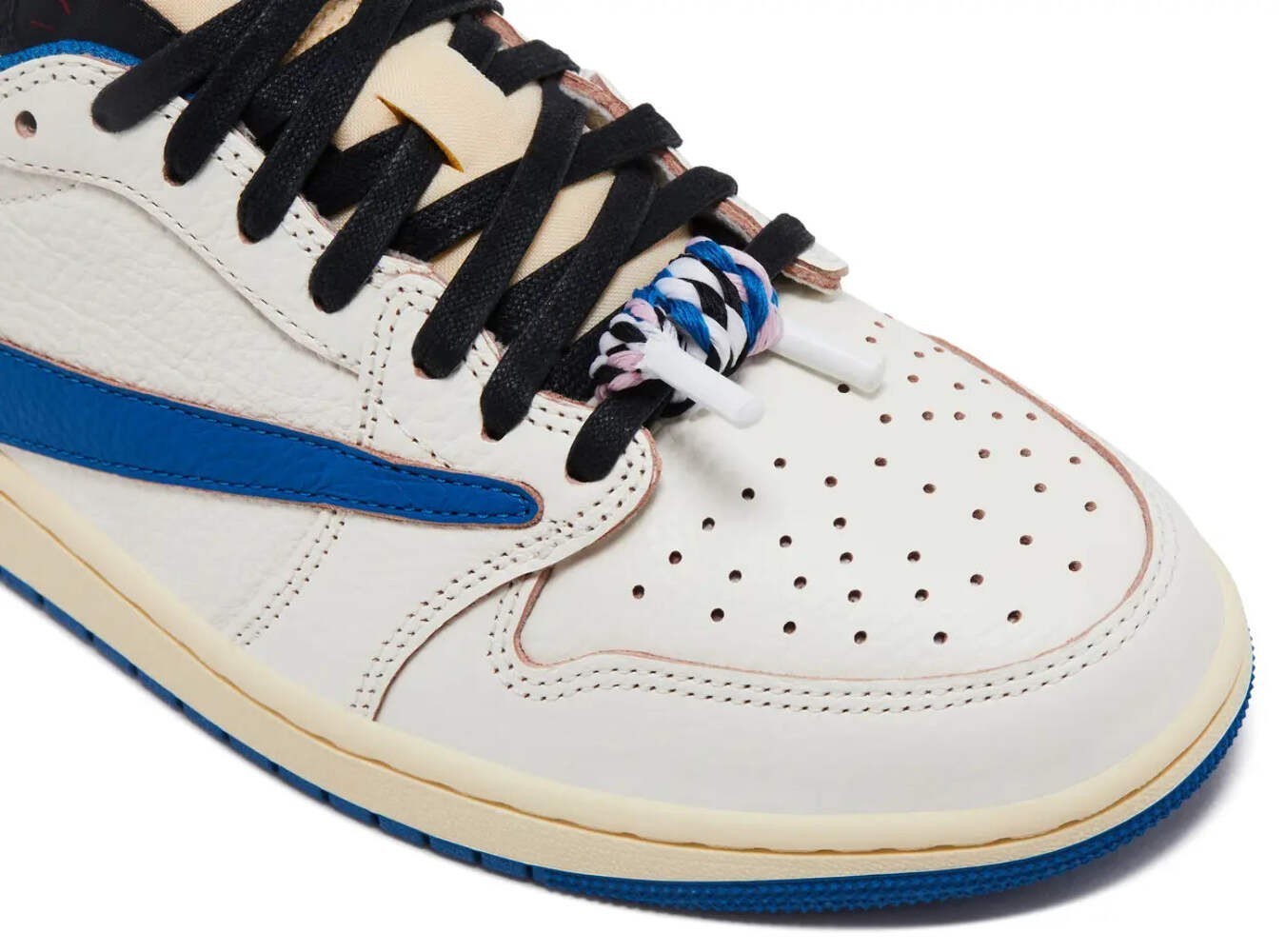 Fragment Design x Travis Scott x Air Jordan 1 Retro Low OG Sail Blue DM7866-104