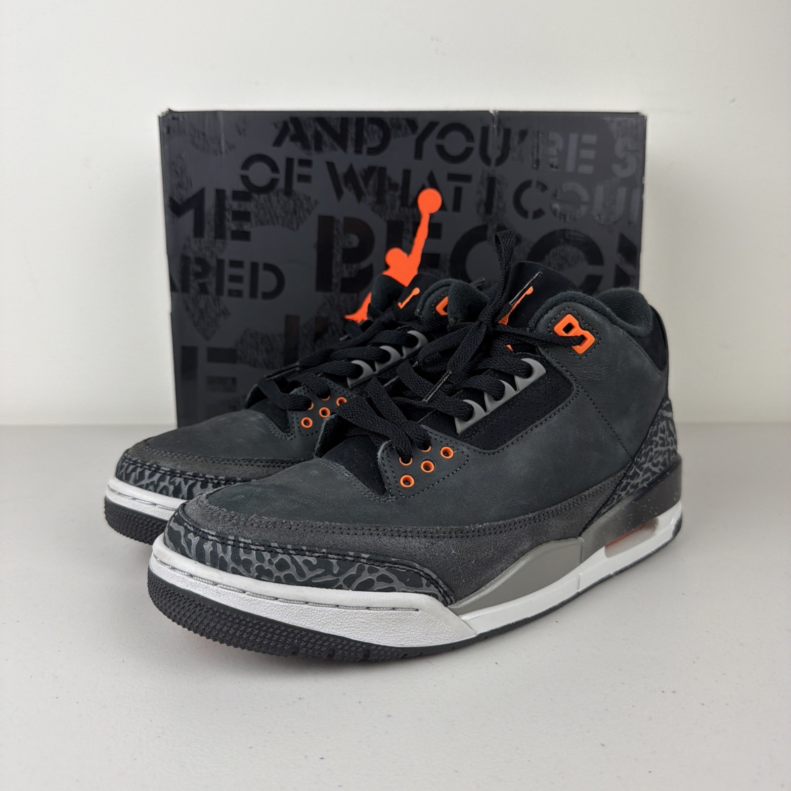 Nike Air Jordan 3 Retro Fear 2023 Size 9 CLEAN W/ Box CT8532-080 Authentic