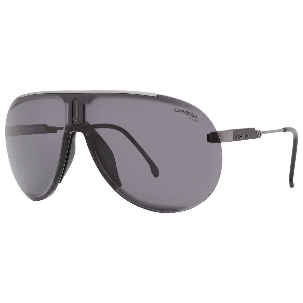 Carrera Grey Shield Unisex Sunglasses SUPERCHAMPION 0V81/2K 99 SUPERCHAMPION