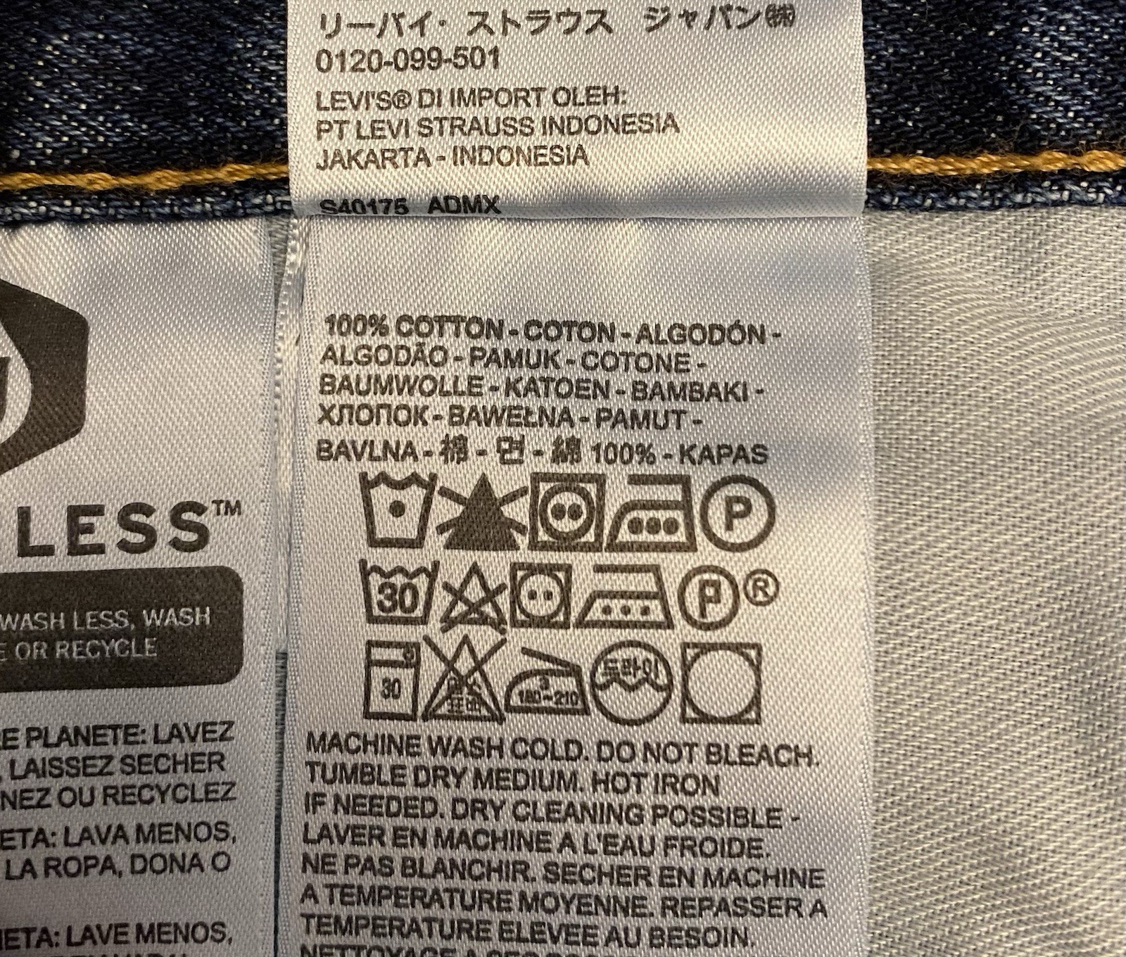Levi’s 550 Denim Mens NWT Jeans 48 x 32 Relaxed Fit Zip Fly – New