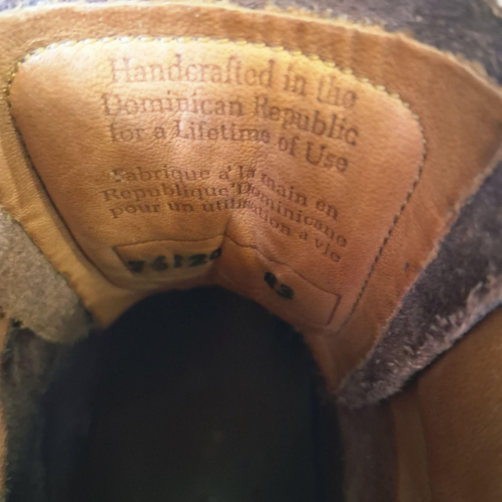 Timberland Tackhead 2011 Boots Mens 8.5 Leather Vibram Workwear Goodyear Welt