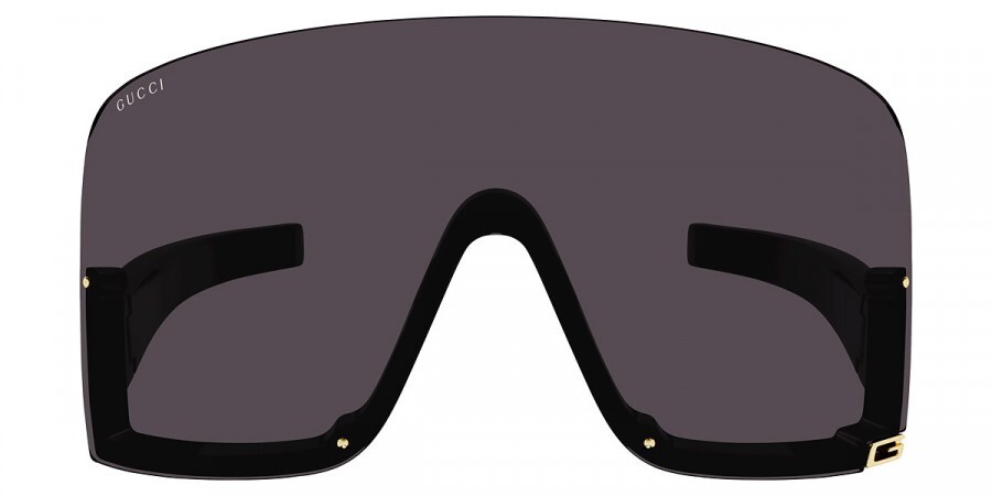 GUCCI Sunglasses GG1631S Acetate Black Shield 99-115mm Authentic