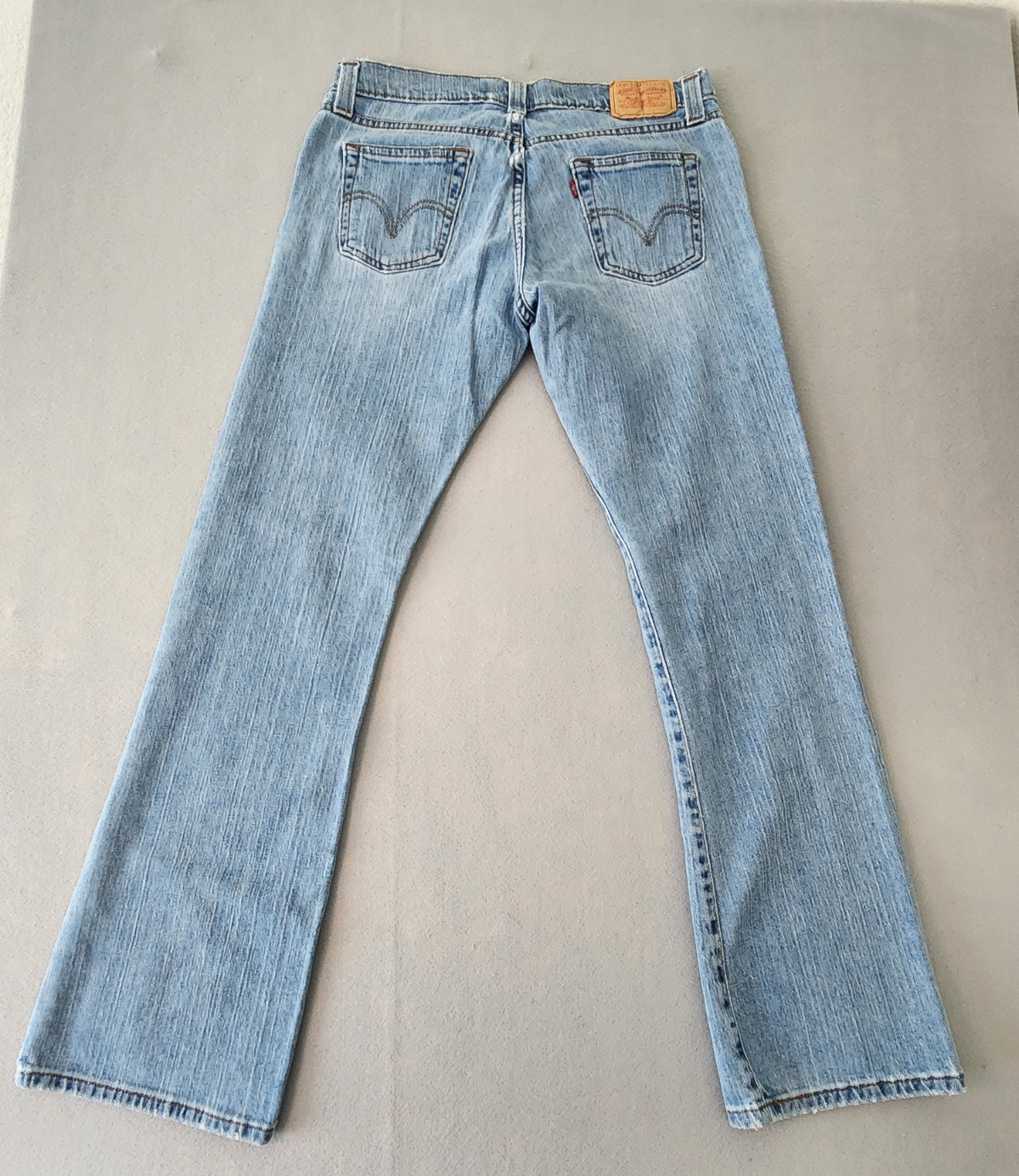 VTG Levi’s Button Fly Slouch Boot Cut Jeans Junior women’s Size 9 Low RIse
