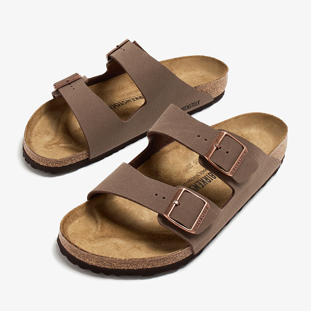 Birkenstock Arizona Birkibuc Mocha Cork Footbed Sandals Men’s Shoes Regular/Wide