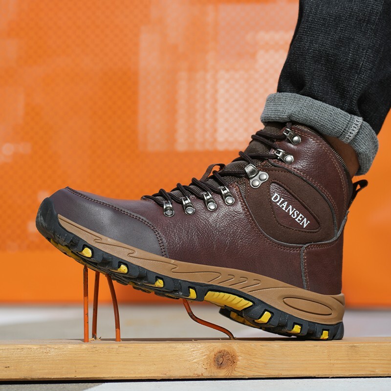 Men Work Safety Shoes Steel Toe Cap Waterproof boots Breathable Comfort Sneakers