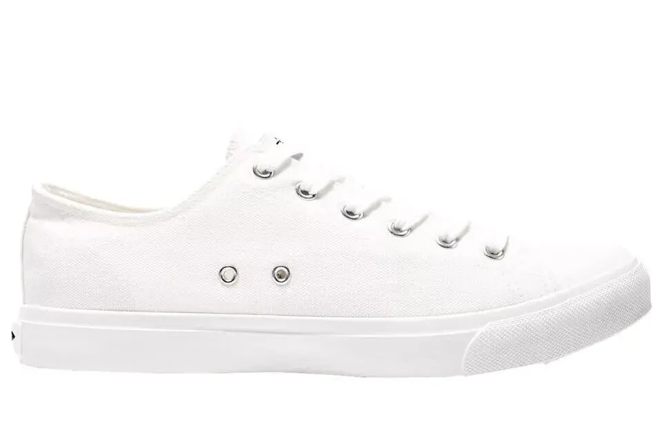Fear0 Unisex True to Size 11.5 All White Tennis Casual Canvas Sneakers Shoes