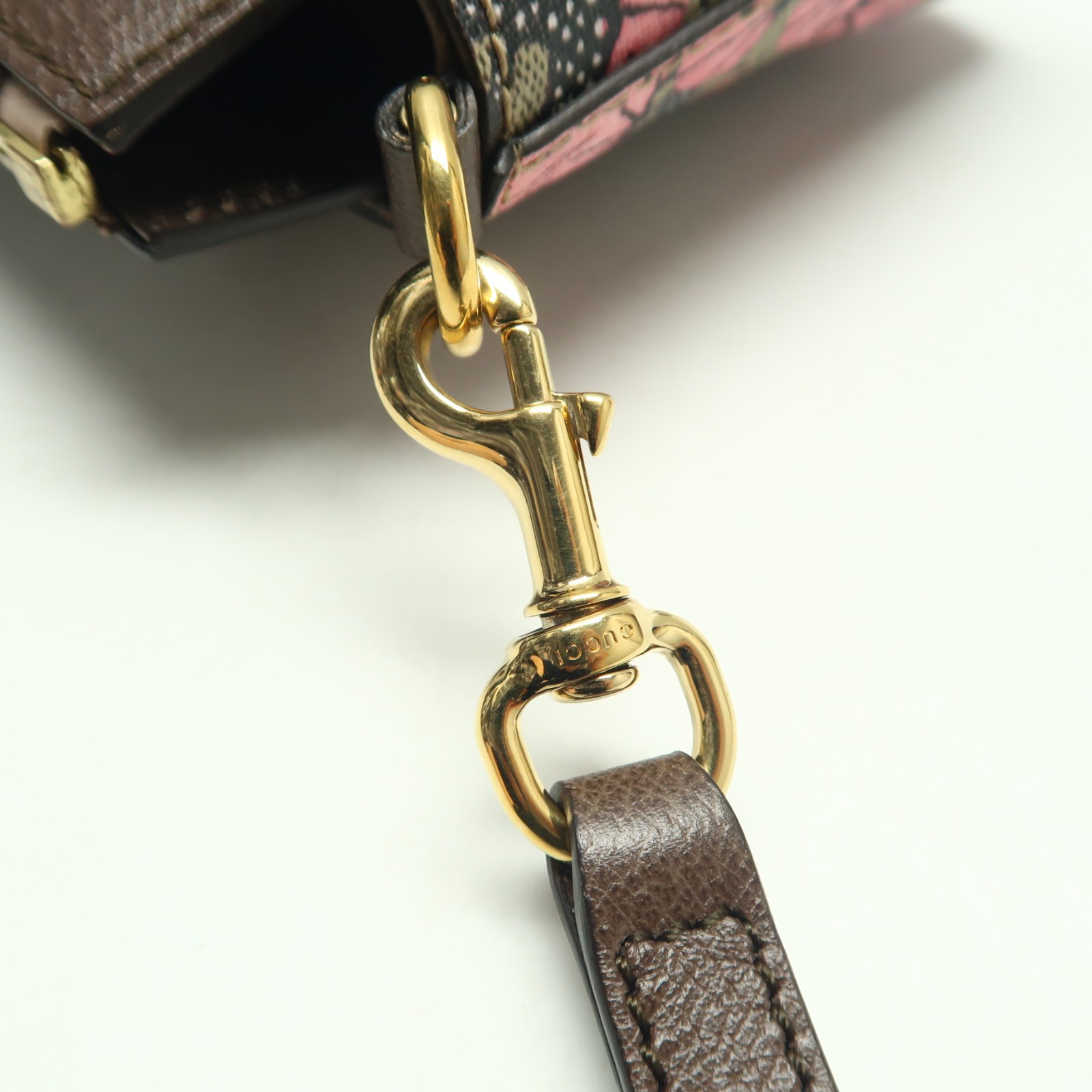 Gucci Blooms Brown GG Bengal Tiger Canvas Satchel T10400162