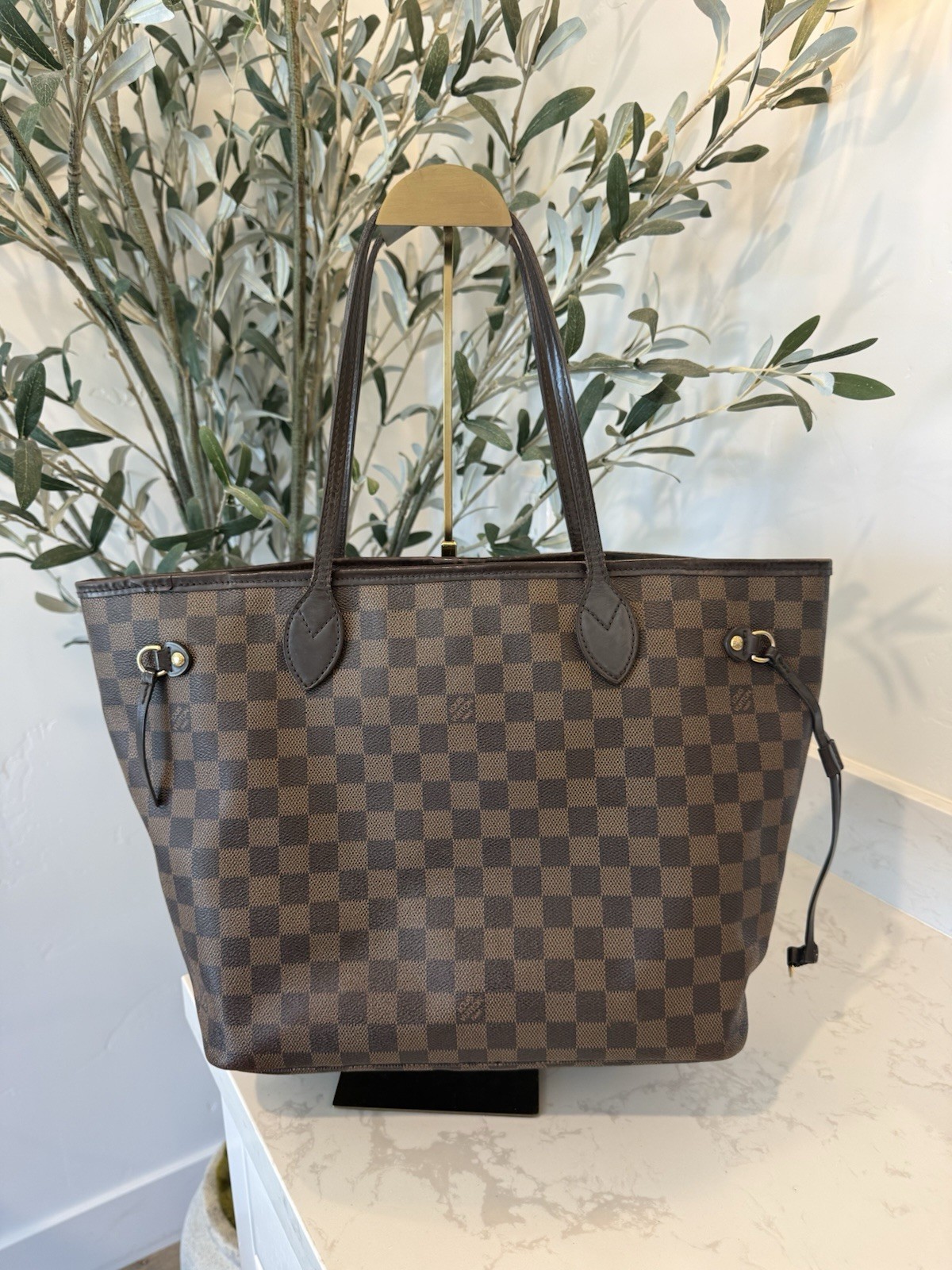 Louis Vuitton Neverfull GM Damier Ebene Tote