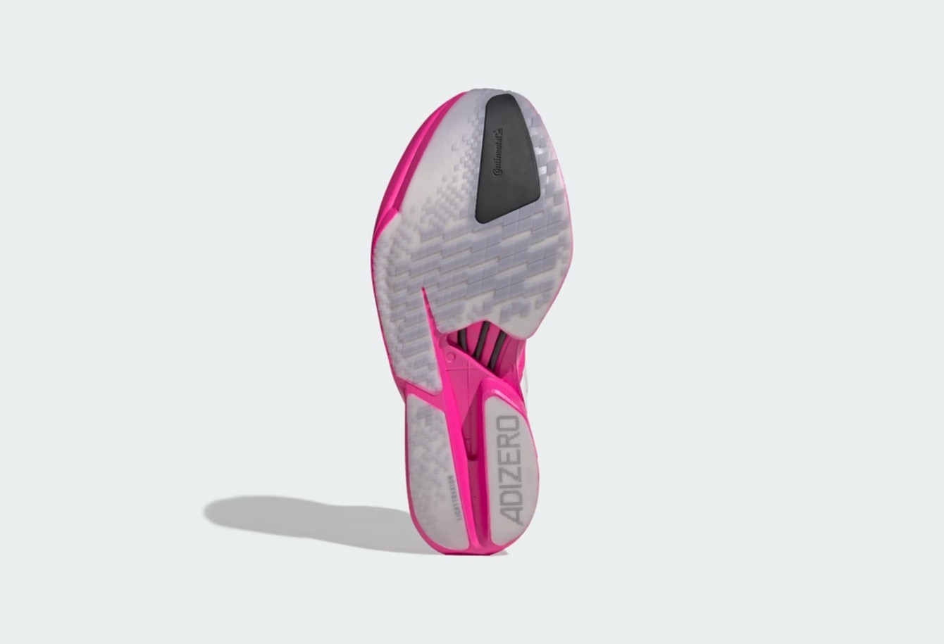 adidas Adizero Adios Pro 4💖’Shock Pink’ Pink Silver Men’s Sneakers