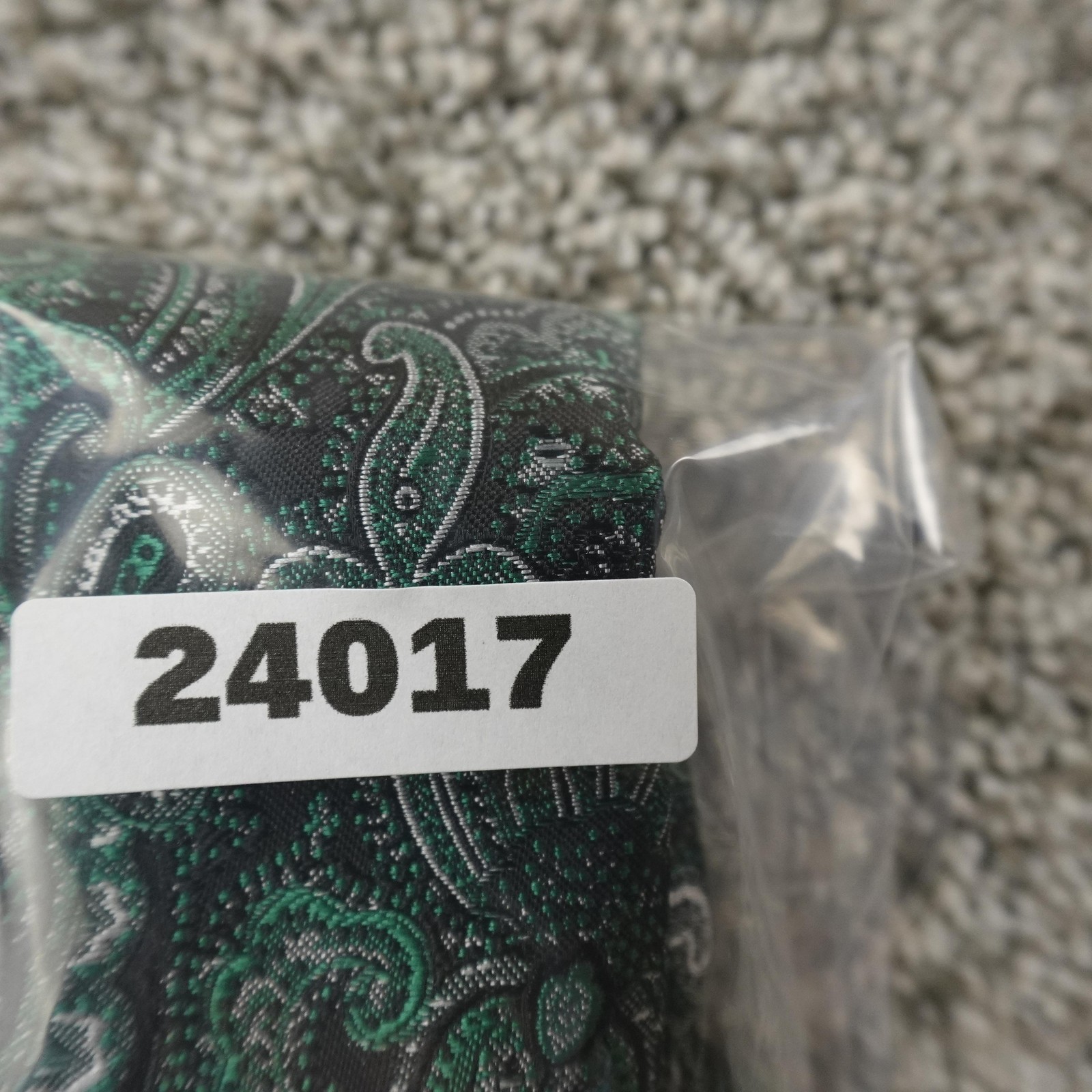 NEW BARRY WANG Shirt Mens S Green Paisley Short Sleeve Button Up Party Dress Top