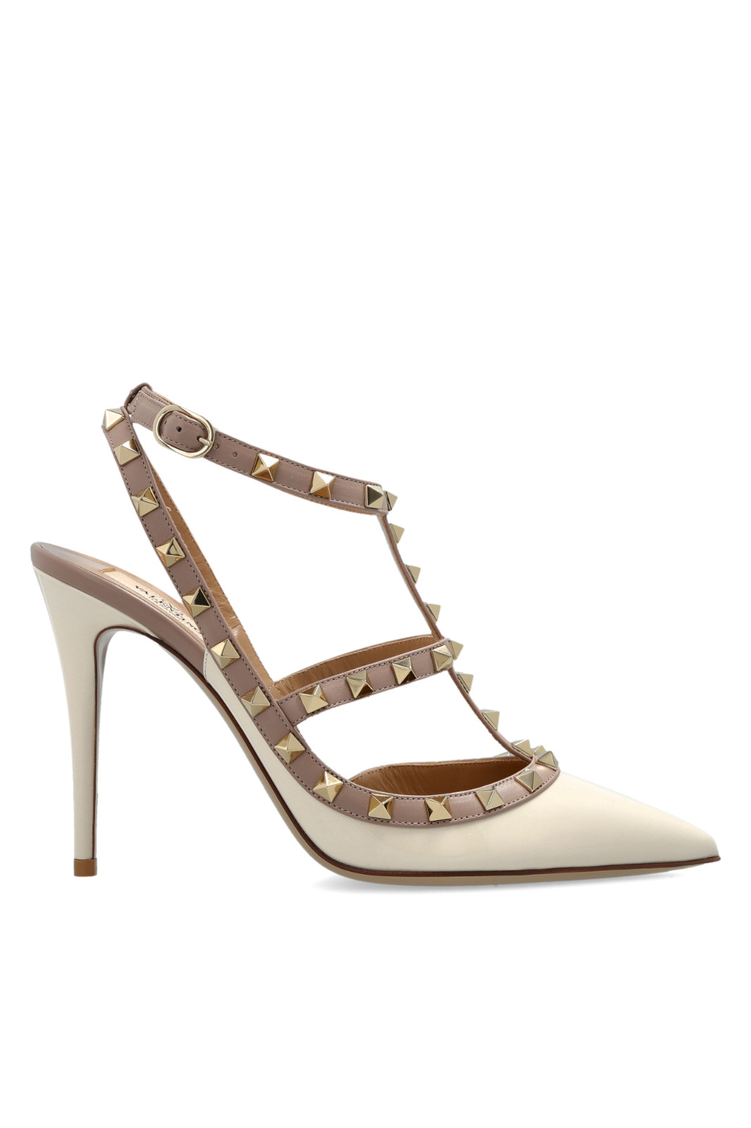 VALENTINO GARAVANI Rockstud 115mm White Pumps New & Authentic