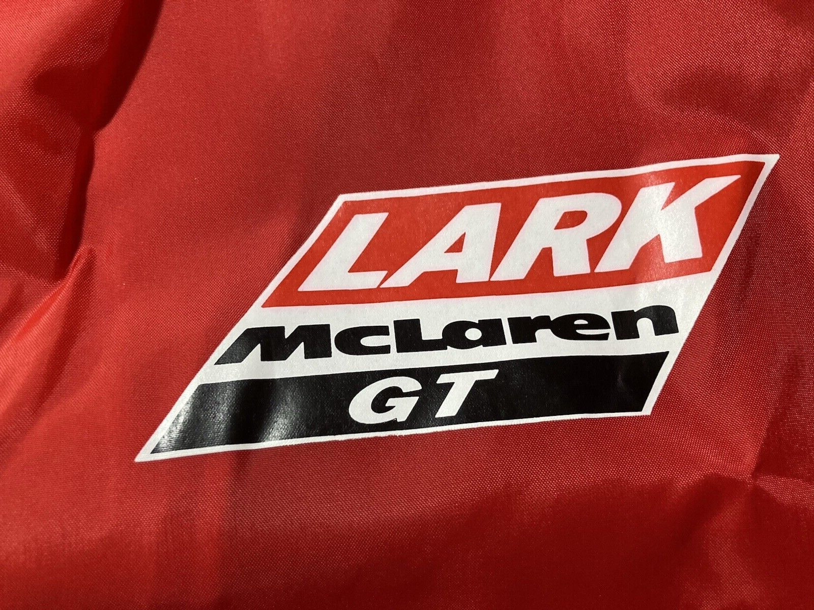 McLaren GT Lark Novelty Nylon Jacket One Size Red Made In China Vintage 90’s