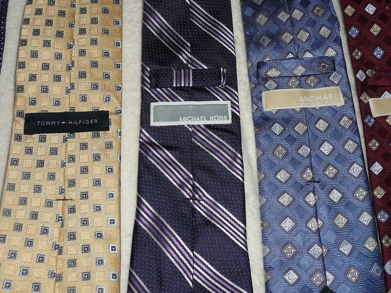 8 Michael Kors & Tommy Hilfiger Silk Tie Men’s Lot