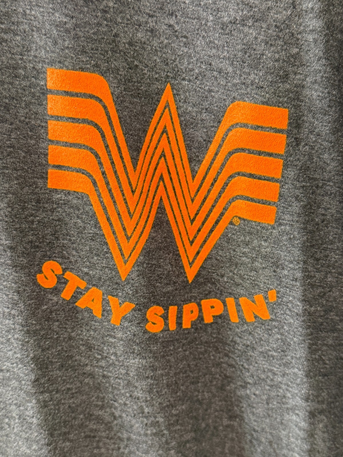Gray COFFEE PLEASE Whataburger T-Shirt *CHOOSE SIZE* Hamburger Restaurant Fan