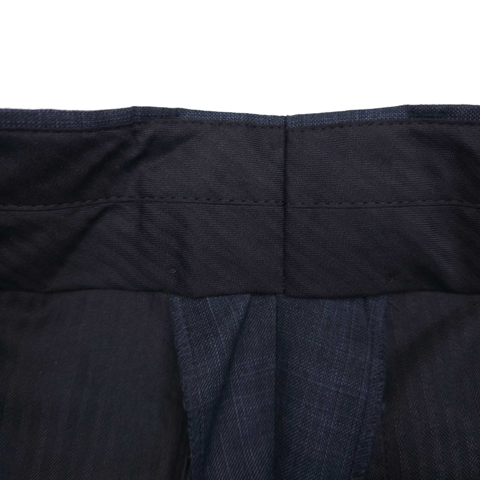Paul Smith Wool Soho Suit Mens Size 36R (EU 46R) Very Dark Green Loro Piana