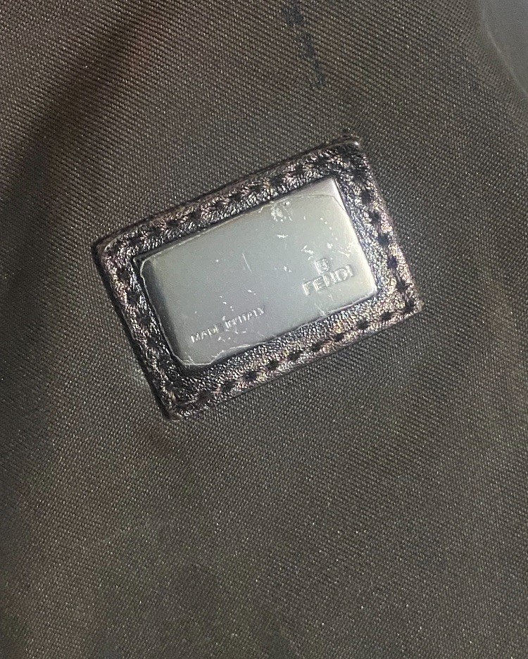 FENDI Zucca oyster Hobo Bag