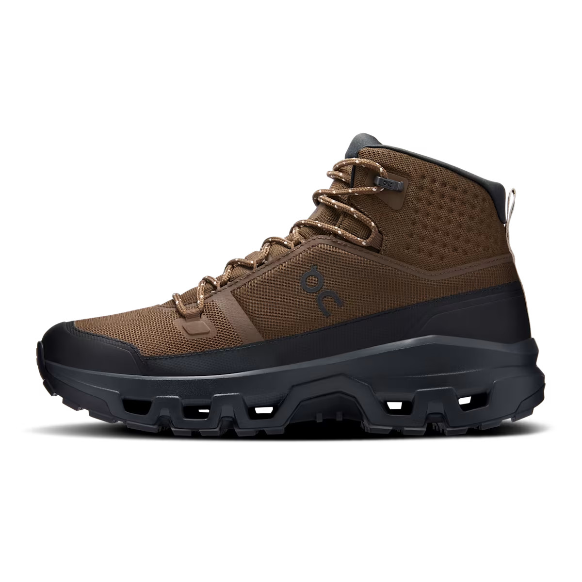 NEW! (Authentic) Men’s On Cloudrock Mid Waterproof, Comfort Cushion, Earth/Black