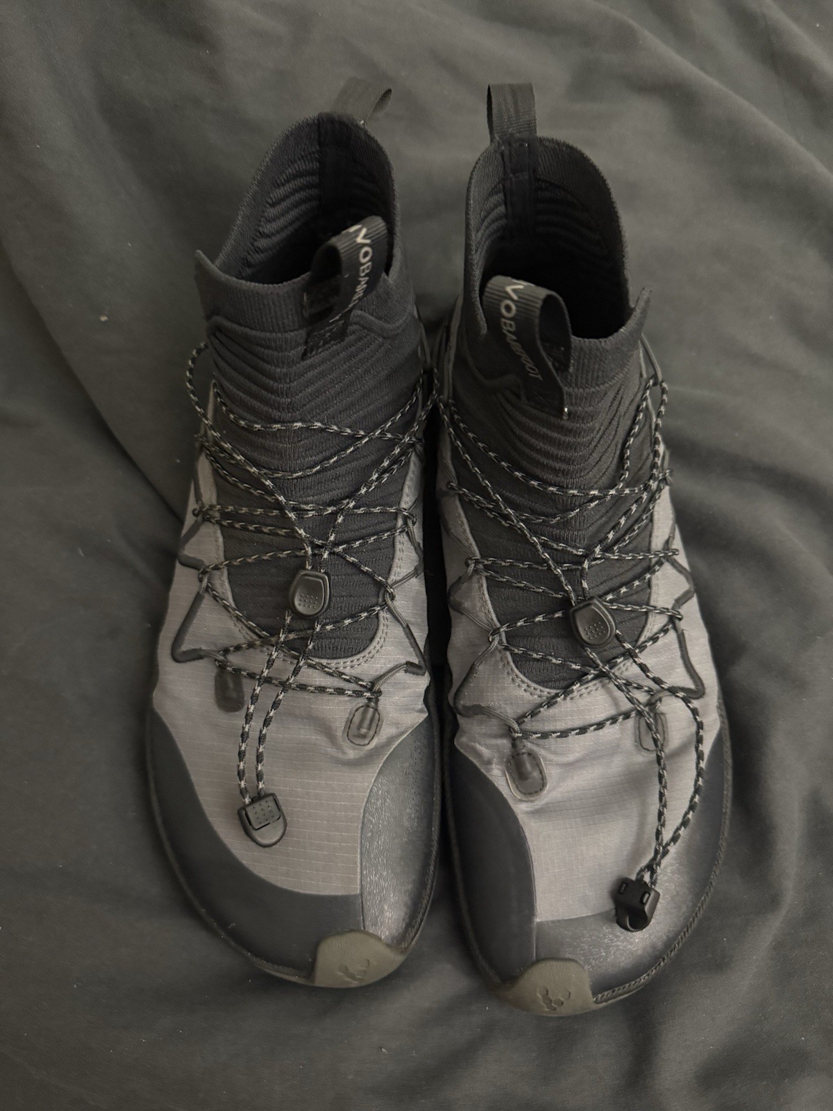 Vivobarefoot Primus Trail Flow Mid boots Dark Shadow (Mens size 10)