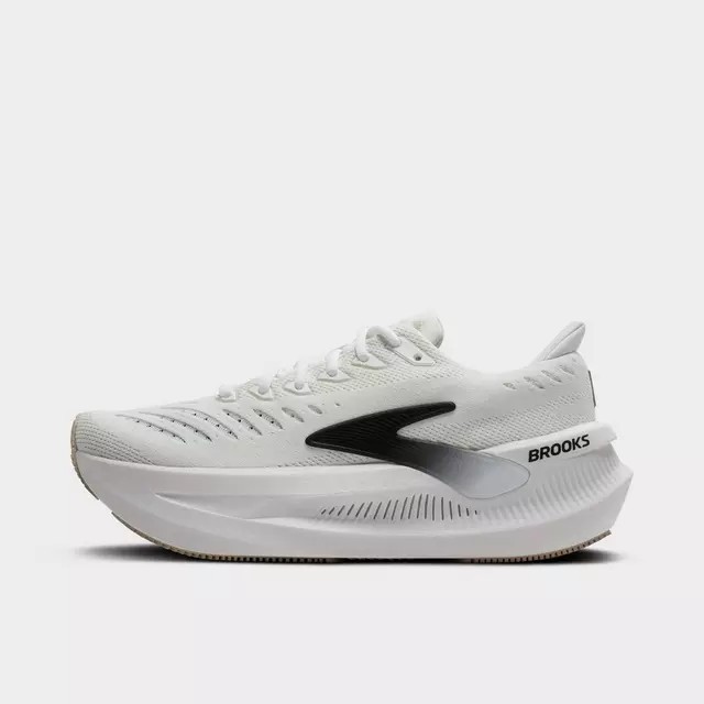 SALE!!! Brooks Men’s Glycerin Max 2 Running Shoes White/Black/Chateau Gray AUTH
