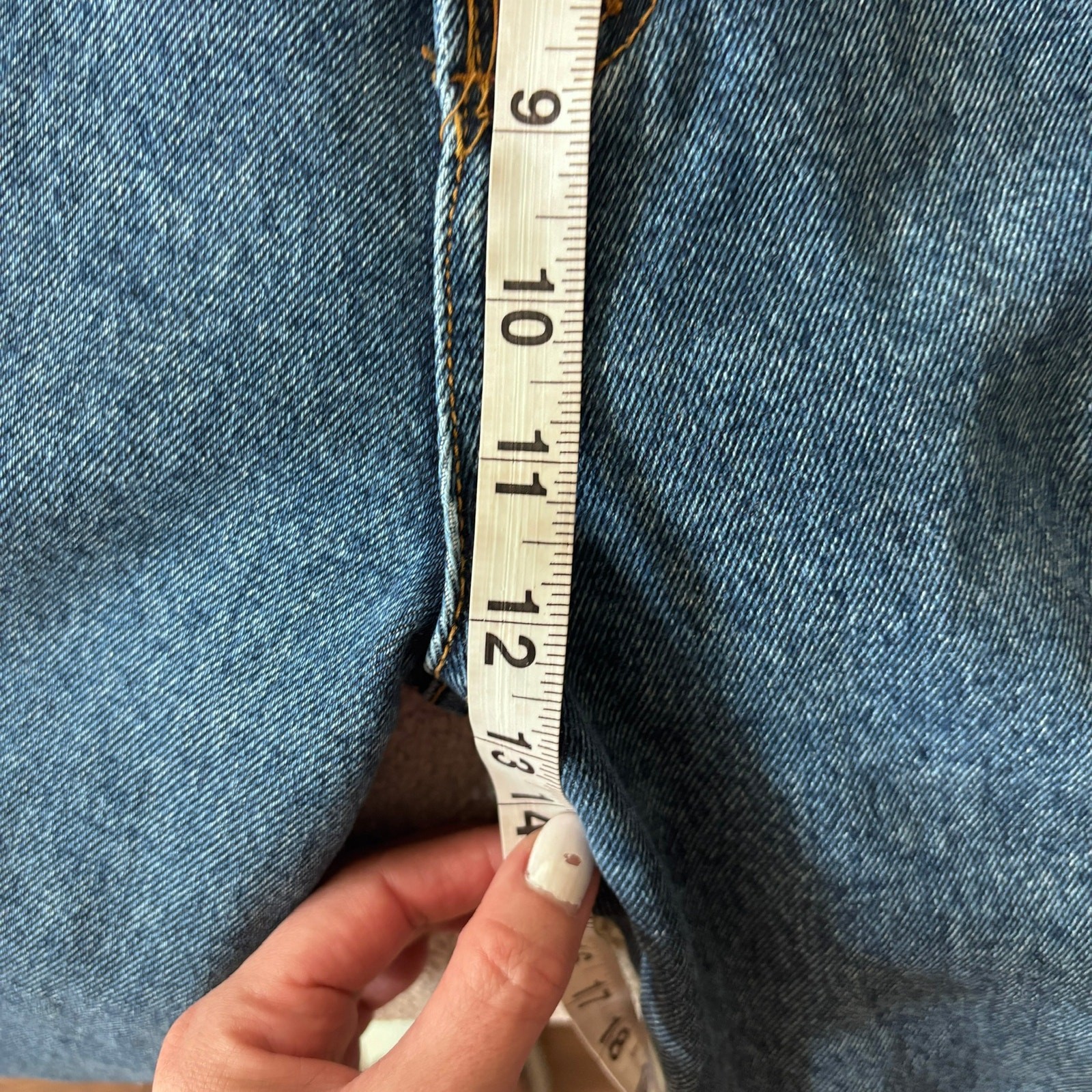 Vintage Bongo High Rise Straight Leg Jeans 100% Cotton Y2K 13