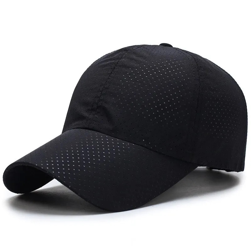 Unisex Breathable Mesh Baseball Cap Solid Color Sun Hat
