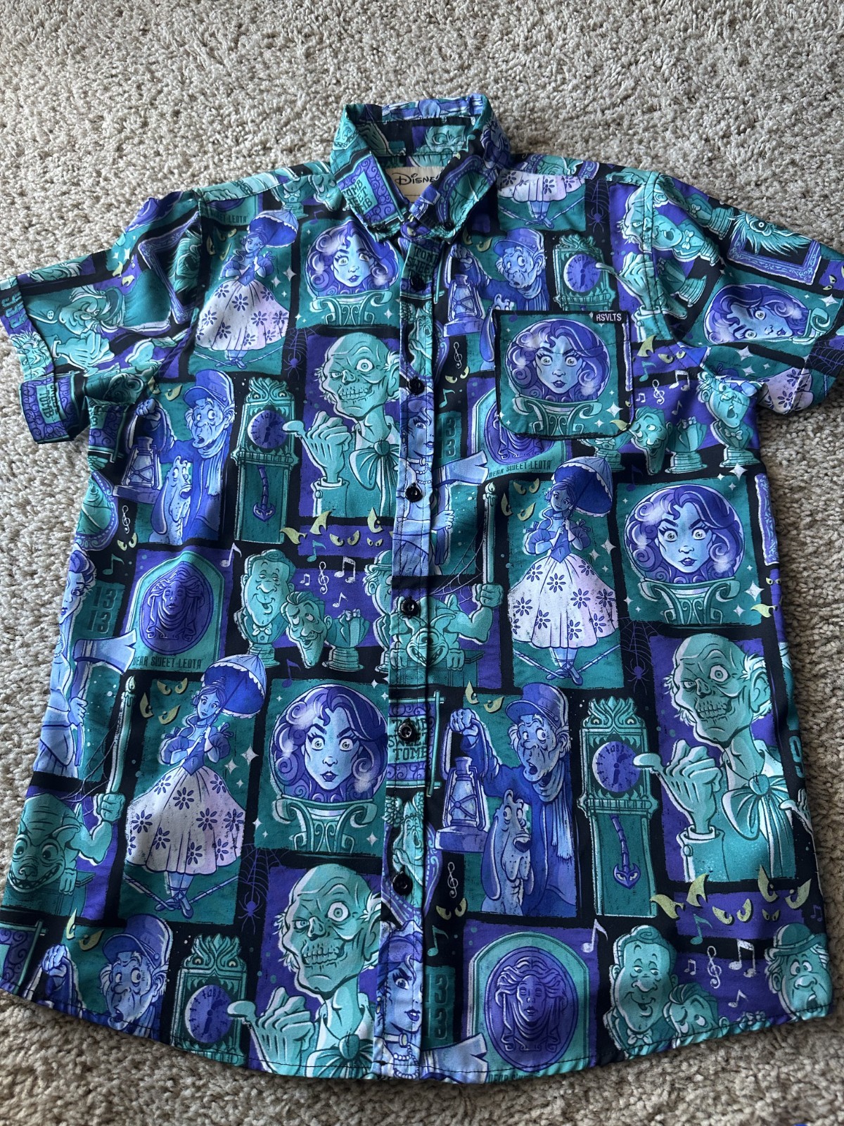 RSVLTS Haunted Mansion Madam Leota Disney KUNUFLEX Youth 2XL