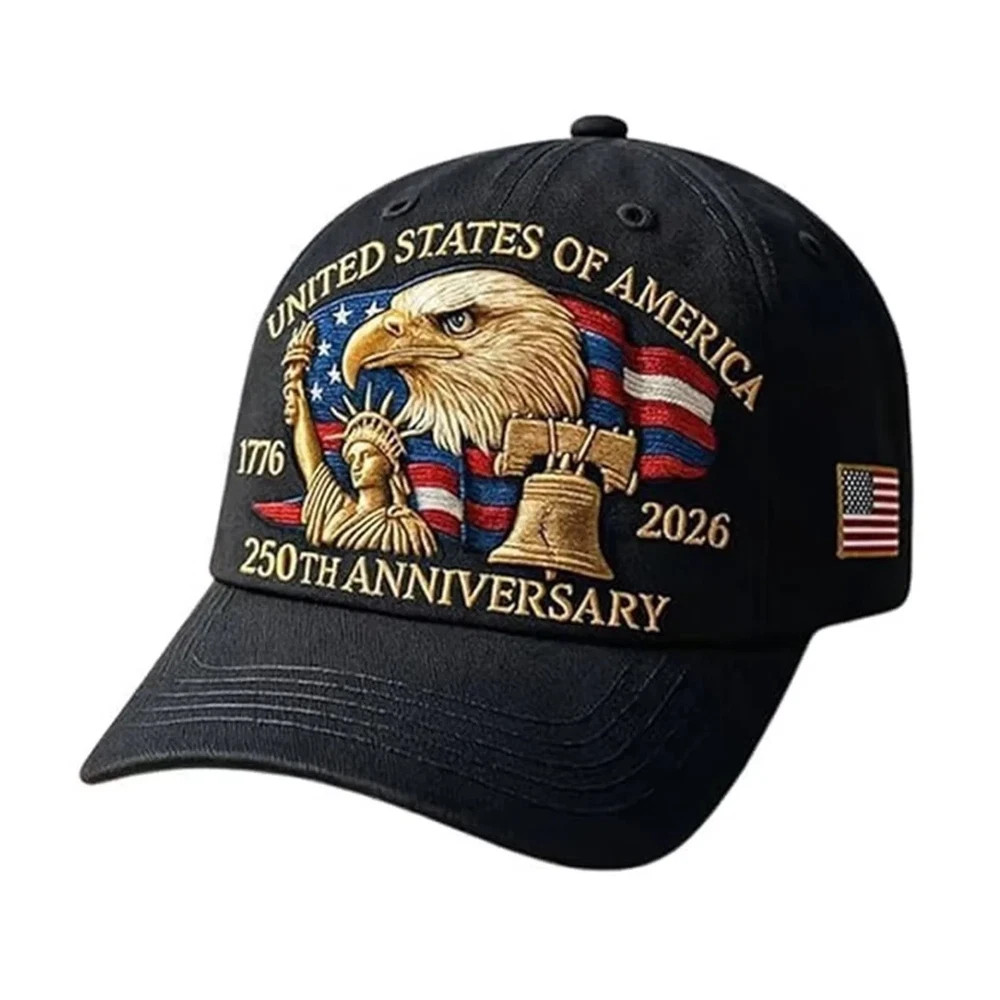 Baseball Cap United States 250th Anniversary Hat Suitable for Multiple Occasion